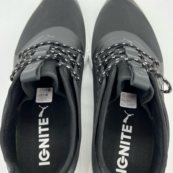 Puma Ignite Pwrsport Softspike Men's Golf Shoes Black 190583-02 with box - Picture 8 of 9